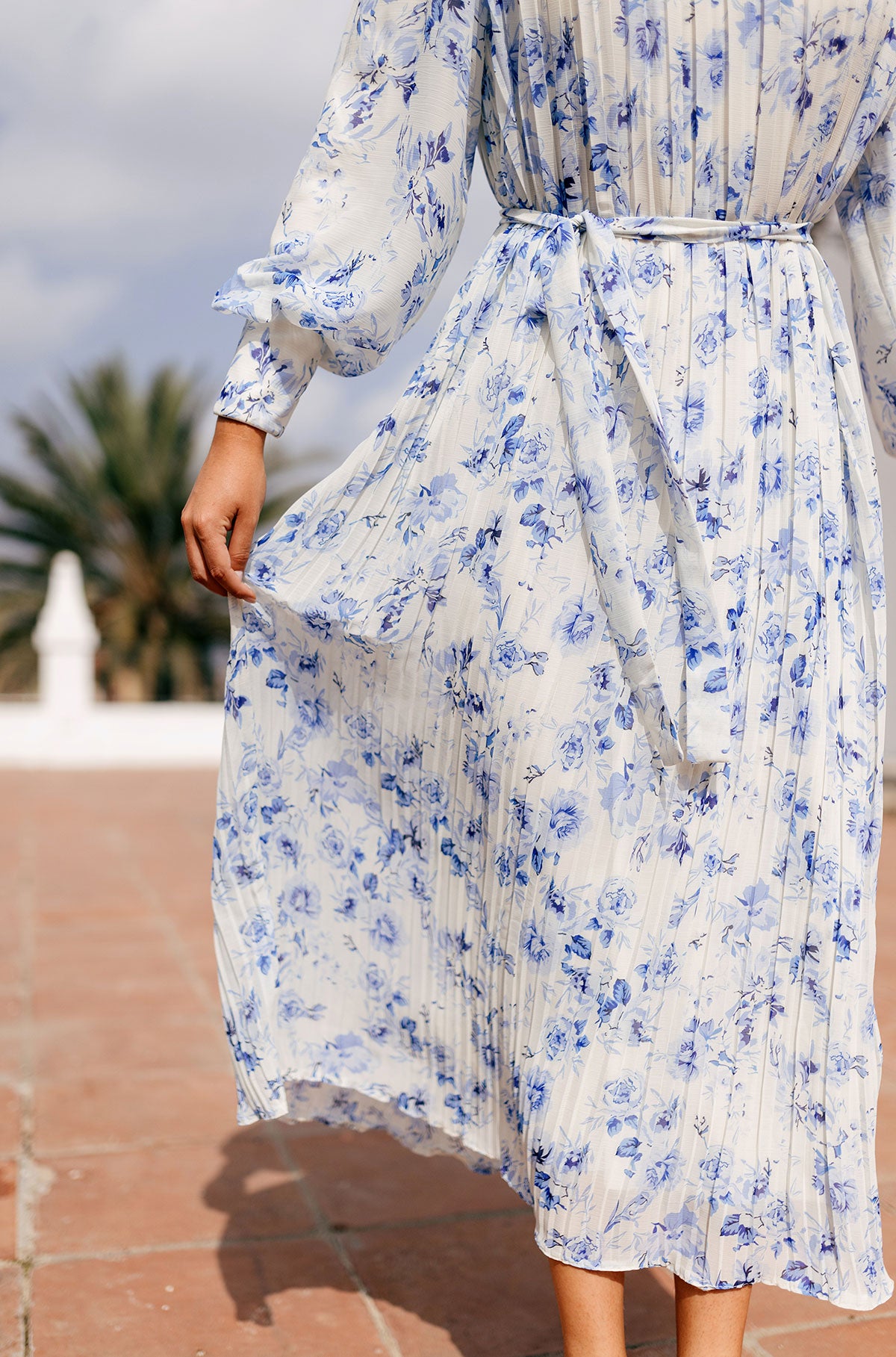 Blue Blossoms Dress